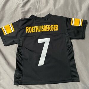 Kids Pittsburgh Steelers #7 Roethlisberger Jersey
